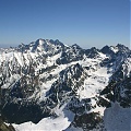 widok z Rysów na Tatry